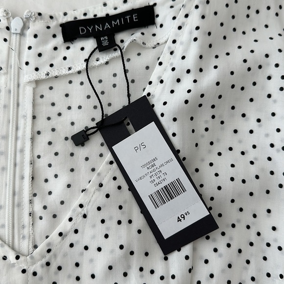 Dynamite Polka Dot Flowy Dress - Picture 4 of 4